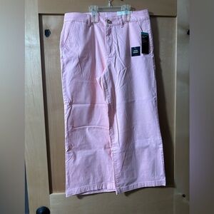 Wide leg cropped pants